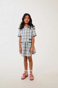 T-shirt Mint Checkered
