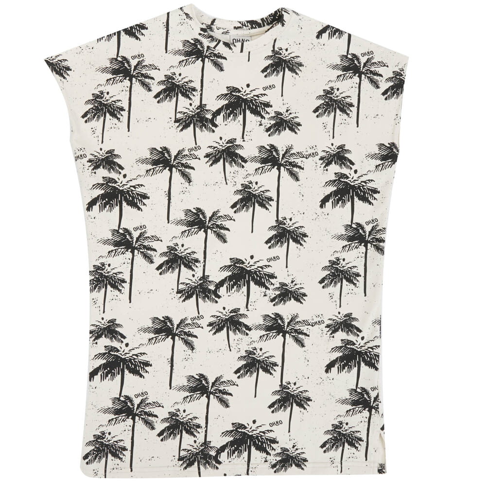 Sukienka prosta dresowa Black Palm